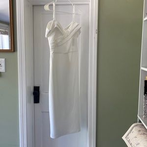 Premier Amour | White off the shoulder dress